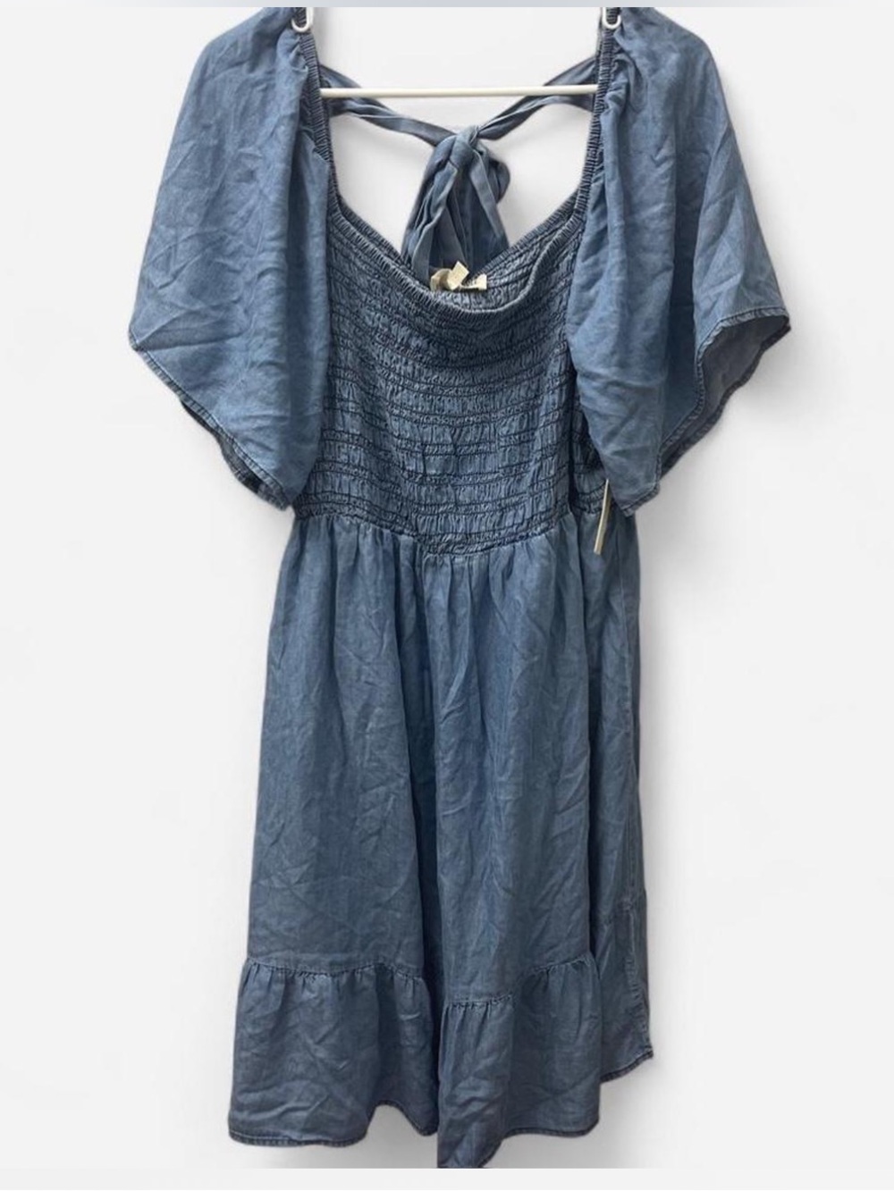 Denim plus summer dress NWT